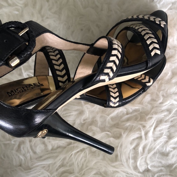 Michael Michael Kors Women’s Leather Strap Sandals - Picture 8 of 16